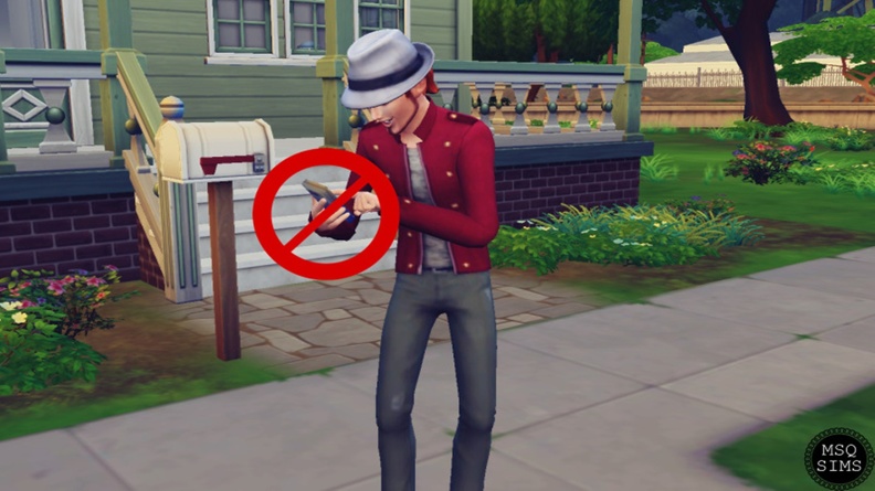 The Sims 4: No Autonomous Play Games by Phone