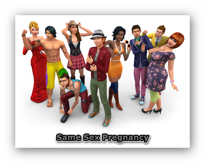 The Sims 4. Беременность в однополых парах
